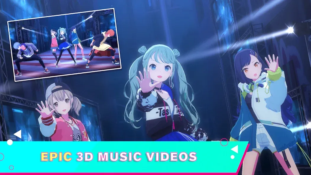 Скачать взломанную HATSUNE MIKU: COLORFUL STAGE! (Хацуне Мику)  [МОД Меню] — стабильная версия apk на Андроид screen 4