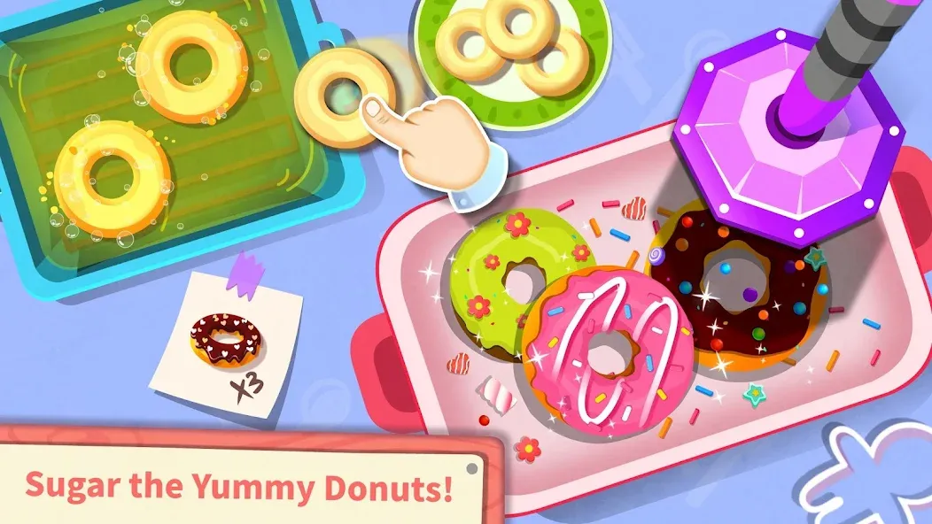 Скачать взломанную Baby Panda’s Summer: Café  [МОД Бесконечные монеты] — последняя версия apk на Андроид screen 2