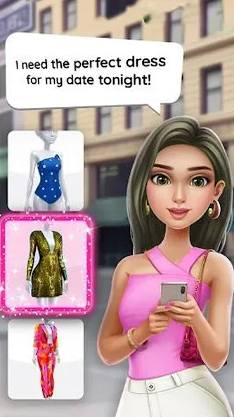 Скачать взломанную Fashion Makeover Stylist Game  [МОД Unlocked] — полная версия apk на Андроид screen 3