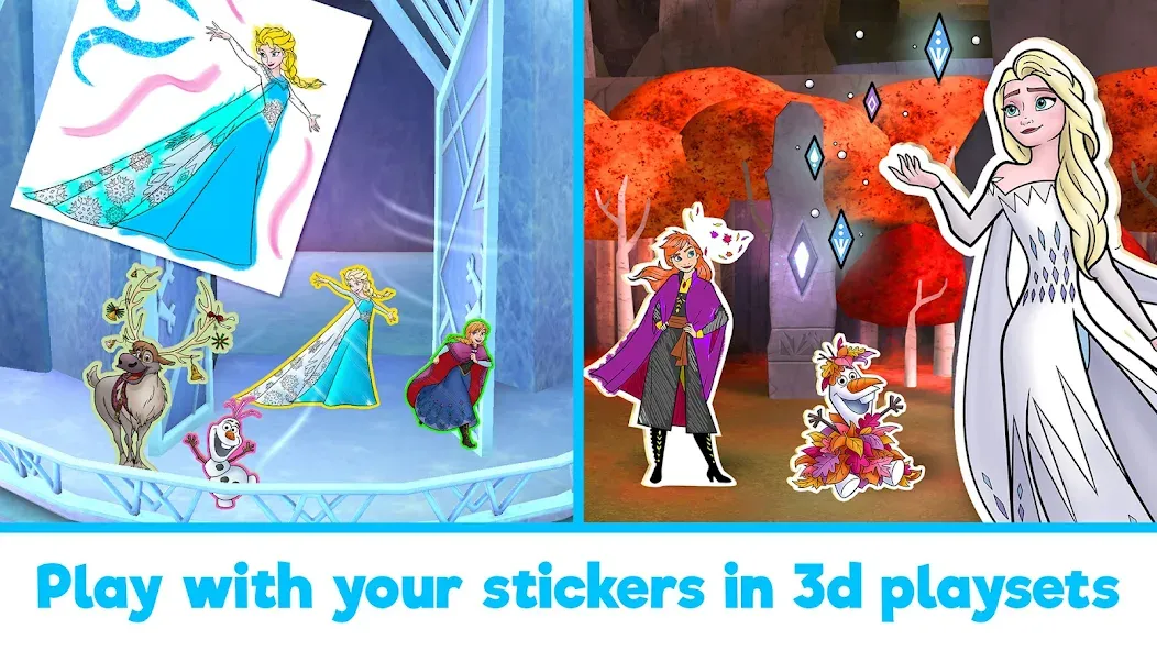 Взломанная Disney Coloring World (Дисней)  [МОД Много денег] — полная версия apk на Андроид screen 3