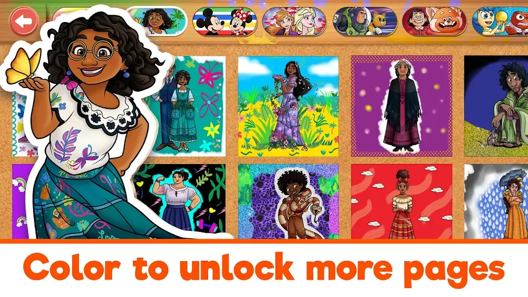 Взломанная Disney Coloring World (Дисней)  [МОД Много денег] — полная версия apk на Андроид screen 5