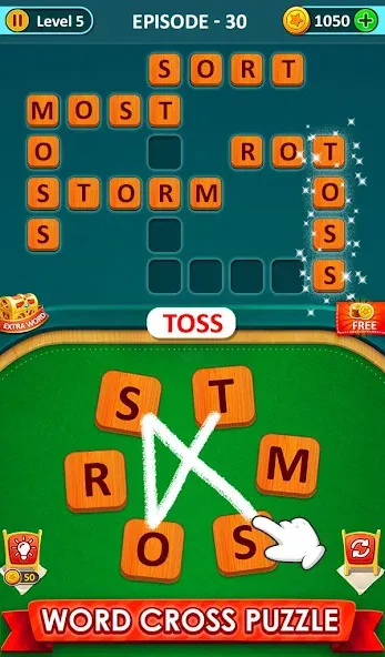 Скачать взломанную Word Game 2024 — Word Connect (Ворд Гейм 2023)  [МОД Много денег] — полная версия apk на Андроид screen 5