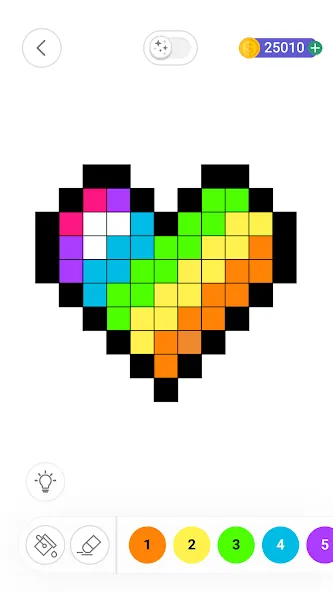 Взлом Color by Number：Coloring Games (Цвет по номерам)  [МОД Бесконечные деньги] — последняя версия apk на Андроид screen 4