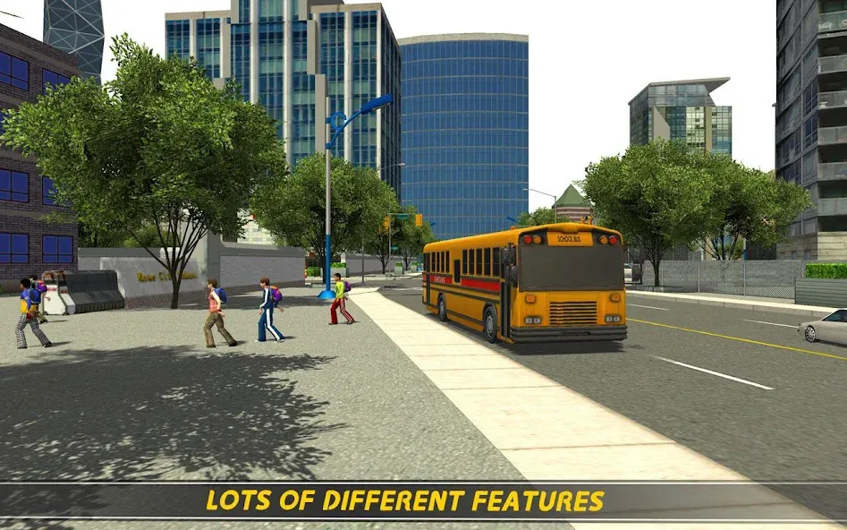 Скачать взломанную School Bus 16  [МОД Menu] — стабильная версия apk на Андроид screen 2