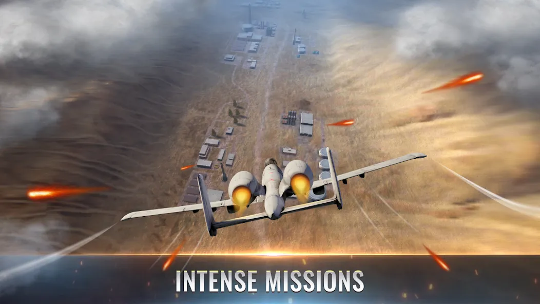 Скачать взлом Fighter Pilot: HeavyFire (Файтер Пилот)  [МОД Бесконечные монеты] — последняя версия apk на Андроид screen 2