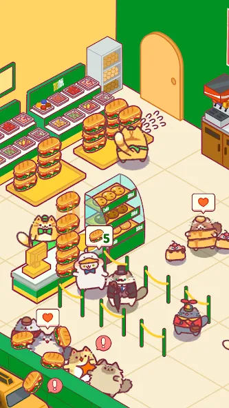 Взлом Cat Snack Bar: Cute Food Games (Кэт Снэк Бар)  [МОД Unlimited Money] — последняя версия apk на Андроид screen 2