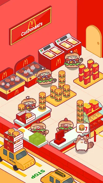 Взлом Cat Snack Bar: Cute Food Games (Кэт Снэк Бар)  [МОД Unlimited Money] — последняя версия apk на Андроид screen 4