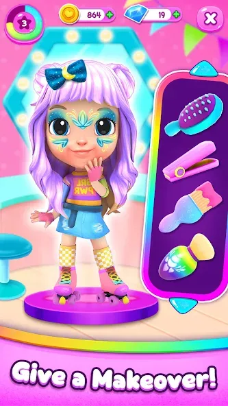 Скачать взломанную Cutie Care — Sweet Babysitter  [МОД Menu] — последняя версия apk на Андроид screen 3