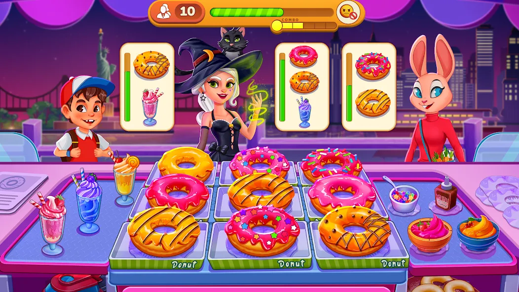 Скачать взлом Cooking Max: Restaurant Games (Кукинг Макс)  [МОД Mega Pack] — полная версия apk на Андроид screen 3