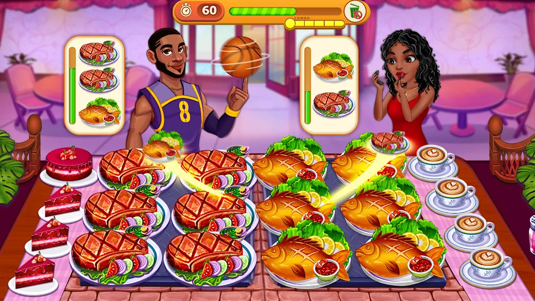 Скачать взлом Cooking Max: Restaurant Games (Кукинг Макс)  [МОД Mega Pack] — полная версия apk на Андроид screen 5