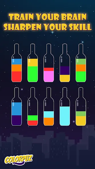 Скачать взлом Colorpuz — Water Sort Puzzle (Колорпаз)  [МОД Mega Pack] — стабильная версия apk на Андроид screen 2