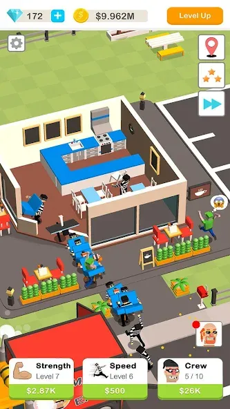 Взломанная Idle Robbery (Айдл Роббери)  [МОД Mega Pack] — последняя версия apk на Андроид screen 1
