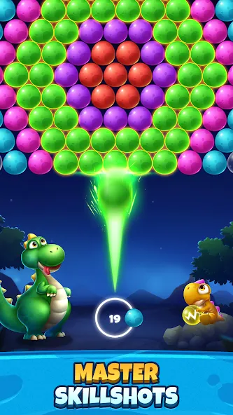 Взломанная Bubble Shooter Primitive Eggs (Бабл Шутер Примитивные Яйца)  [МОД Все открыто] — последняя версия apk на Андроид screen 3