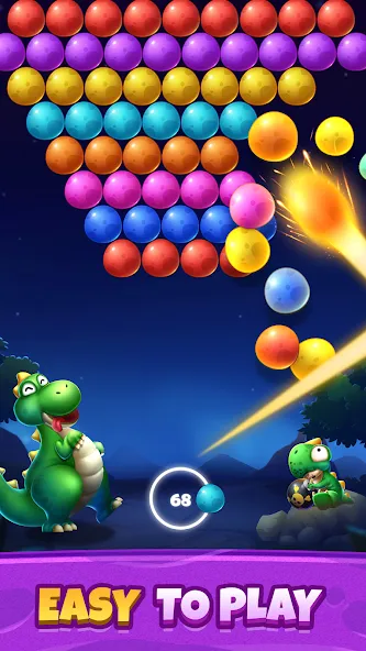 Взломанная Bubble Shooter Primitive Eggs (Бабл Шутер Примитивные Яйца)  [МОД Все открыто] — последняя версия apk на Андроид screen 4
