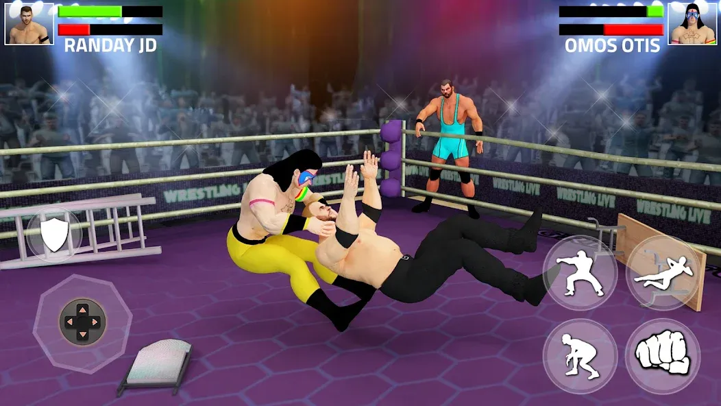 Взломанная Tag Team Wrestling Game (Таг Тим Реслинг Гейм)  [МОД Menu] — полная версия apk на Андроид screen 4