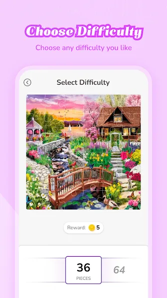 Скачать взлом Fantasy Jigsaw — HD Puzzle (Фэнтези Пазл)  [МОД Много денег] — последняя версия apk на Андроид screen 2