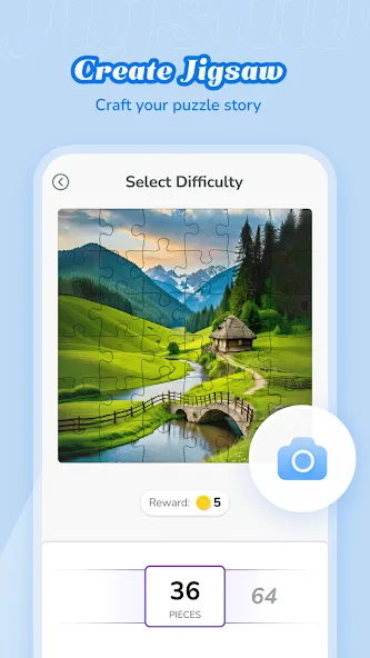 Скачать взлом Fantasy Jigsaw — HD Puzzle (Фэнтези Пазл)  [МОД Много денег] — последняя версия apk на Андроид screen 5