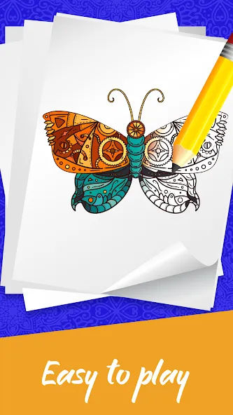 Скачать взломанную Mandala Coloring Book Game (Мандала Книга раскрасок  Игра)  [МОД Много монет] — полная версия apk на Андроид screen 2