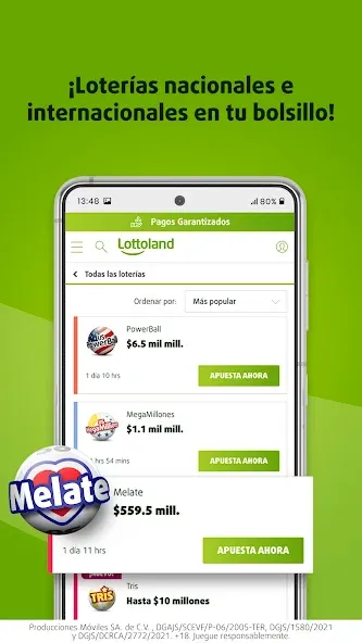 Взлом Lottoland: Lotería & Casino (Лоттоланд)  [МОД Menu] — полная версия apk на Андроид screen 2