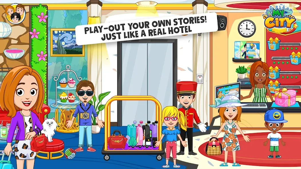 Взлом My City : Hotel (Мой Город)  [МОД Unlocked] — стабильная версия apk на Андроид screen 2