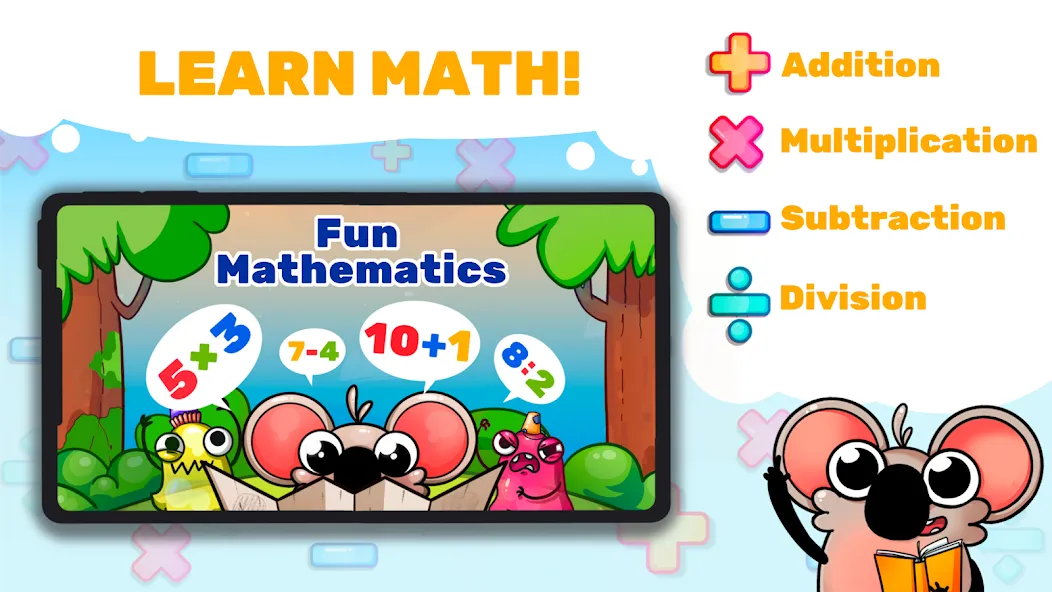 Скачать взломанную Fun Math Facts: Games for Kids  [МОД Меню] — стабильная версия apk на Андроид screen 1