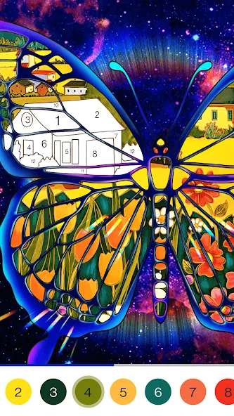 Взлом Coloring Book -Paint by Number (Малер Плюс)  [МОД Unlocked] — последняя версия apk на Андроид screen 4