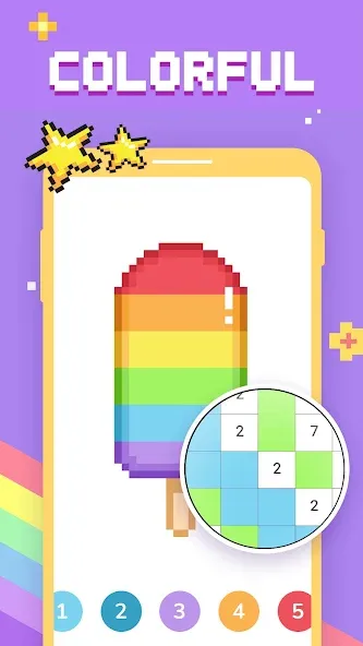 Скачать взлом Paint by Number — Pixel Art  [МОД Бесконечные монеты] — стабильная версия apk на Андроид screen 1