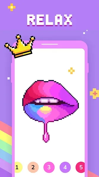Скачать взлом Paint by Number — Pixel Art  [МОД Бесконечные монеты] — стабильная версия apk на Андроид screen 4