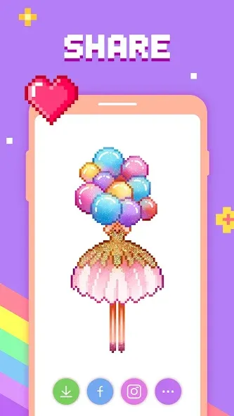 Скачать взлом Paint by Number — Pixel Art  [МОД Бесконечные монеты] — стабильная версия apk на Андроид screen 5