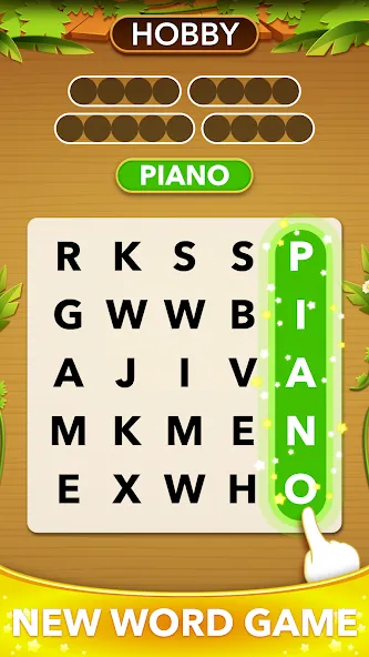 Взлом Word Heaps Search — Word Games (Ворд Хипс Срч)  [МОД Unlimited Money] — стабильная версия apk на Андроид screen 1