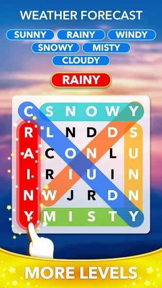 Взлом Word Heaps Search — Word Games (Ворд Хипс Срч)  [МОД Unlimited Money] — стабильная версия apk на Андроид screen 5