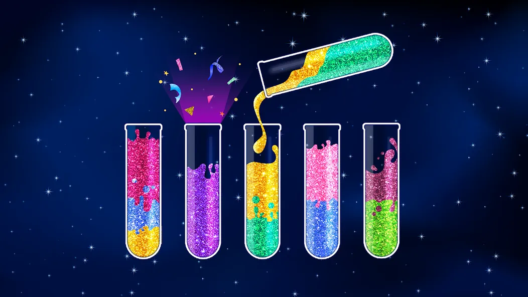 Взломанная Water Sort Puzzle — Color Game (Уотер Сорт Пазл)  [МОД Все открыто] — последняя версия apk на Андроид screen 1