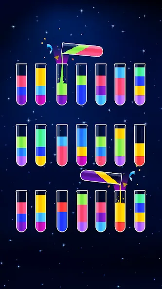 Взломанная Water Sort Puzzle — Color Game (Уотер Сорт Пазл)  [МОД Все открыто] — последняя версия apk на Андроид screen 3
