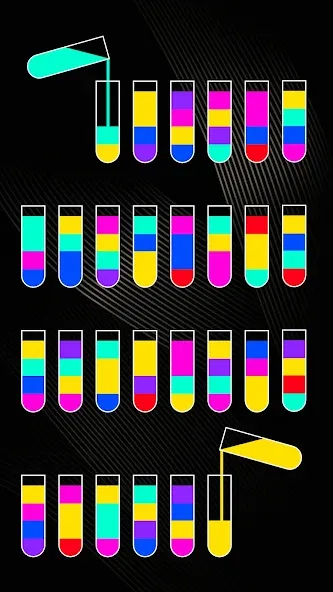 Скачать взломанную SortPuz 3D: Water Color Sort (СортПаз 3Д)  [МОД Unlocked] — последняя версия apk на Андроид screen 3