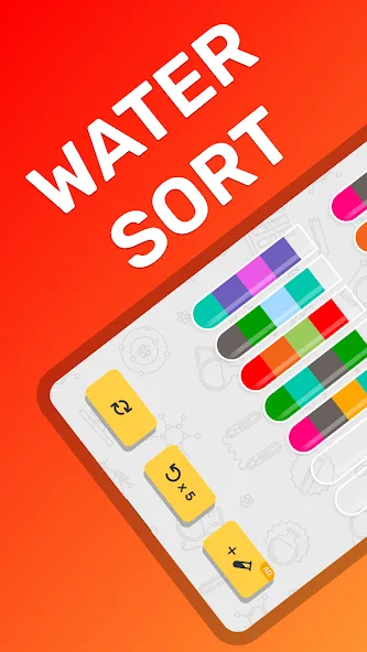 Скачать взломанную Water Sort Puzzle Color Game  [МОД Много денег] — стабильная версия apk на Андроид screen 1