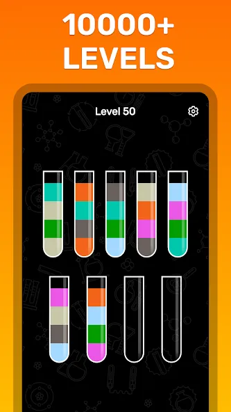 Скачать взломанную Water Sort Puzzle Color Game  [МОД Много денег] — стабильная версия apk на Андроид screen 5