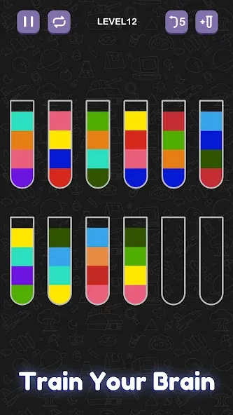 Скачать взлом Water Sort Puzzle — Sort Color  [МОД Много монет] — полная версия apk на Андроид screen 4