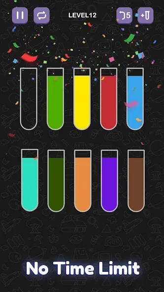 Скачать взлом Water Sort Puzzle — Sort Color  [МОД Много монет] — полная версия apk на Андроид screen 5